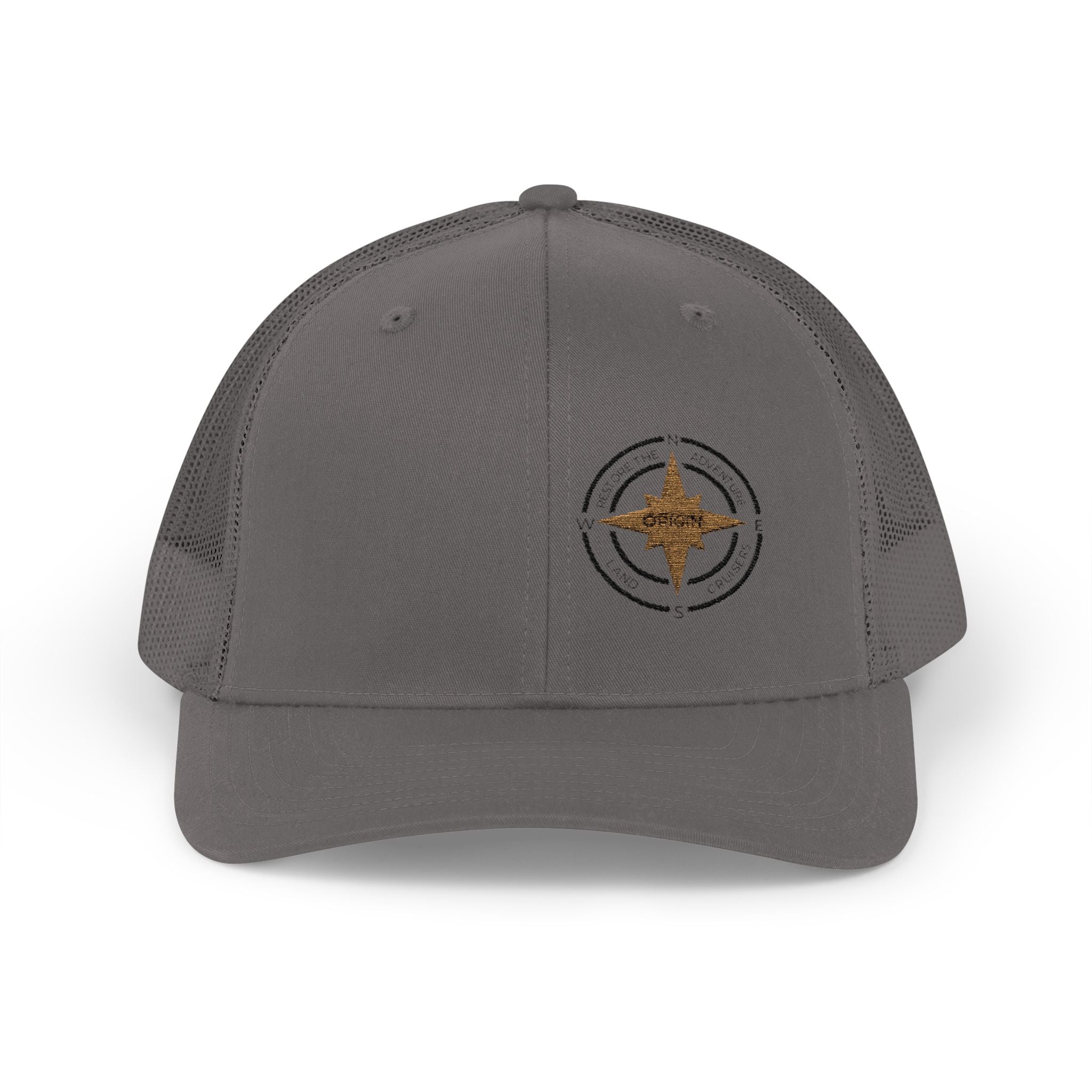 Origin Logo trucker hat with Black & Gold Logo
