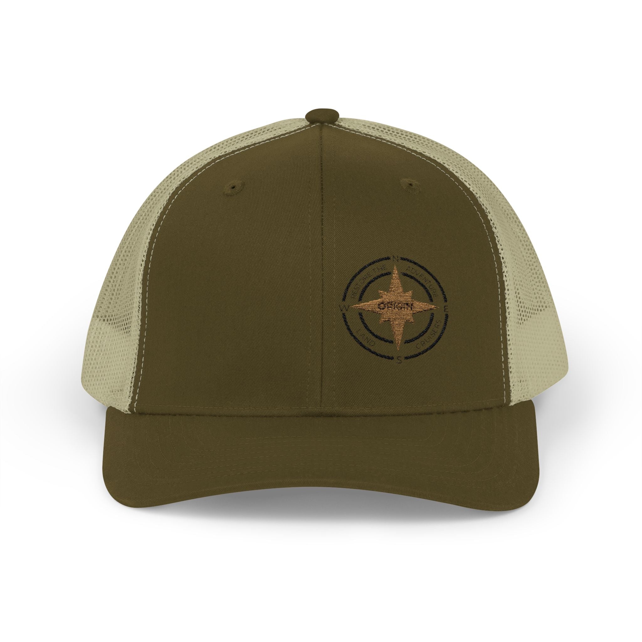 Origin Logo trucker hat with Black & Gold Logo